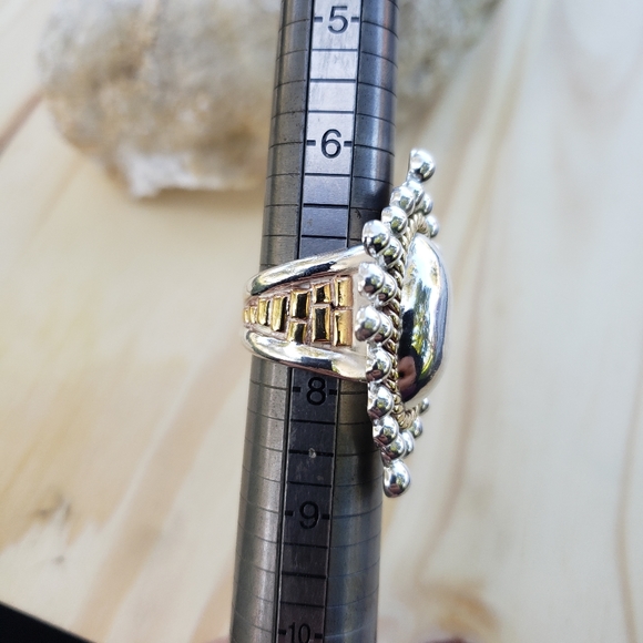 Large Statement Unique Sterling Ring - Picture 7 of 7